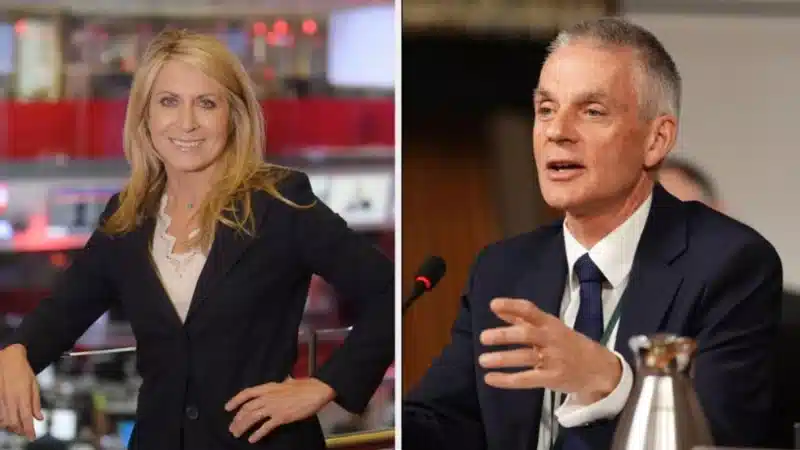 "لحظة حاسمة في تاريخ بي بي سي بعد استقالة أبرز قياداتها."